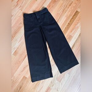 Pilcro and the Letterpress Black Wide Leg Jeans